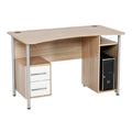**Technische titel in het Nederlands: Ergonomisch bureau met opbergkast en CPU-houder**