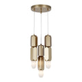 **Technische titel in het Nederlands: Elegante Hanglamp met Gelaagde Gouden Accenten**